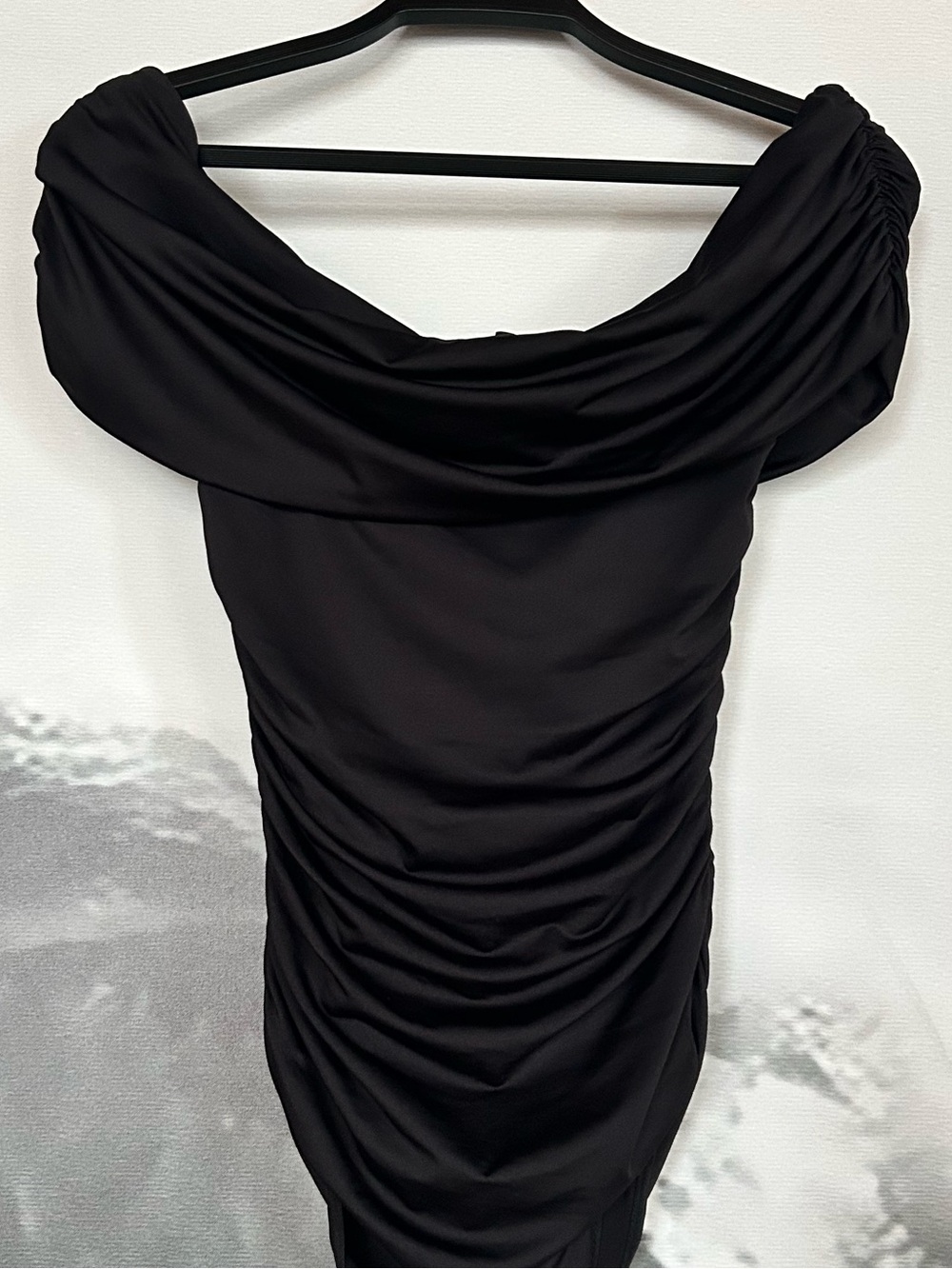 H&M Black Off the Shoulder Bodysuit
